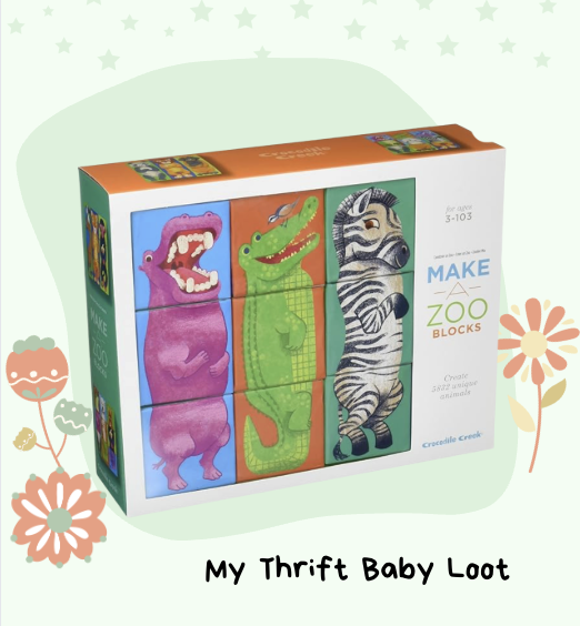 Preloved Make A Zoo Blocks